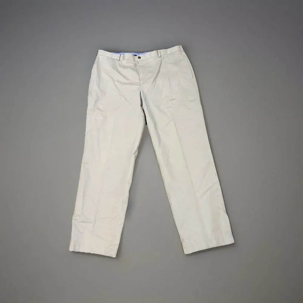 Brooks Brothers Lightweight Clark Fit Advantage Chino Pants Men's 40x32 Beige